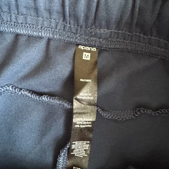 Apana Men's Navy Joggers - Picture 2 of 5